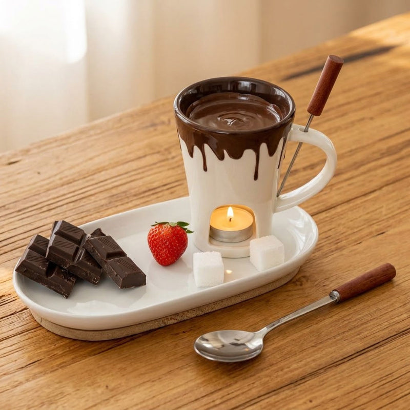 Romantic Candle Fondue Cup