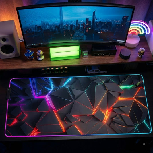 Immersive Glow Precision Mouse Glide Pad