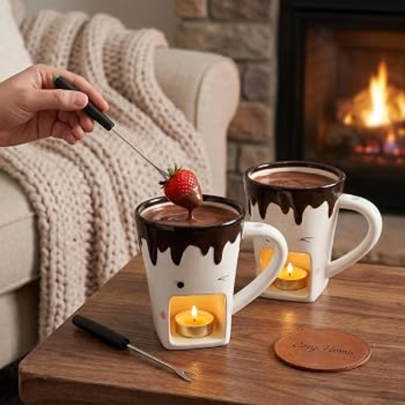 Romantic Candle Fondue Cup