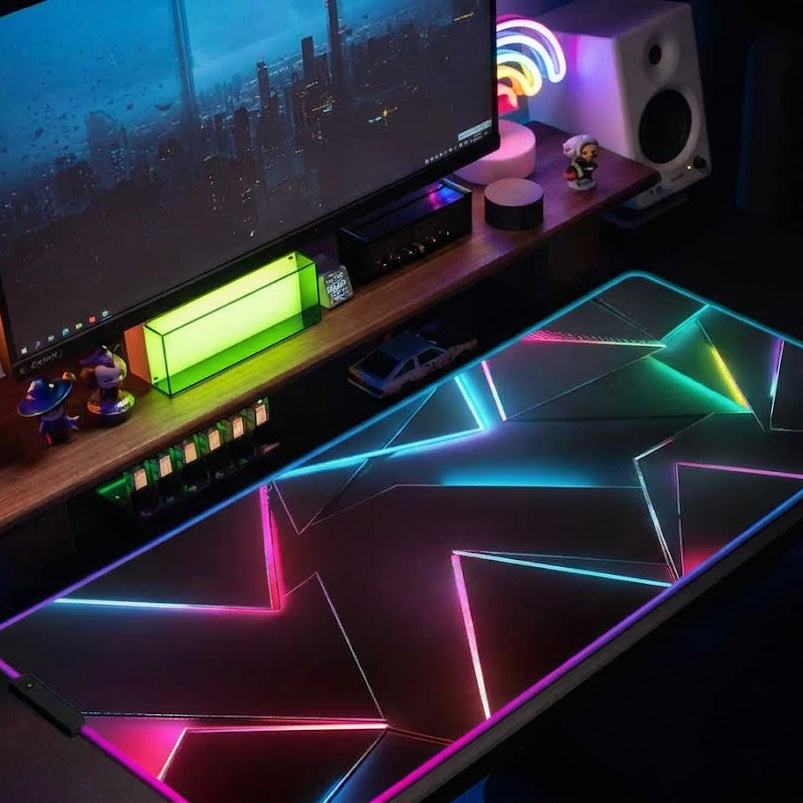 Immersive Glow Precision Mouse Glide Pad