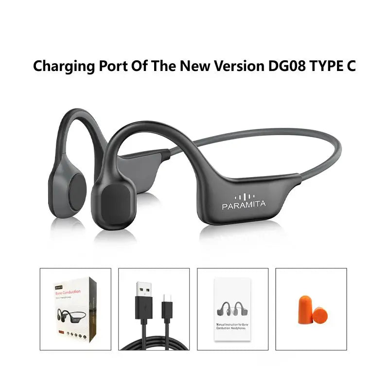 Comfortable Bluetooth Bone Conductor Headphones With Mic