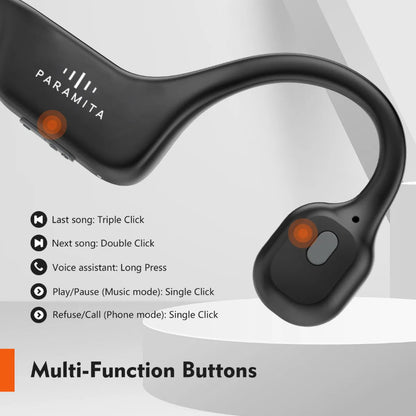 Comfortable Bluetooth Bone Conductor Headphones With Mic