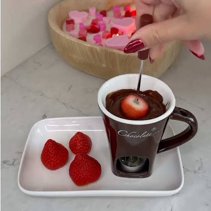 Romantic Candle Fondue Cup